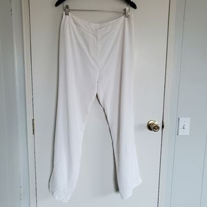 Vintage Spiegel Silk Pants Women's 12 White